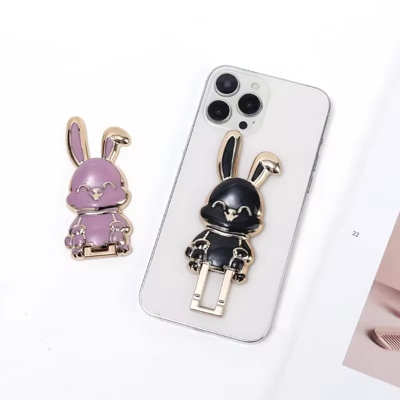 Finger Ring Phone Holder Desktop Ultra-Thin Cartoon Rabbit Phone