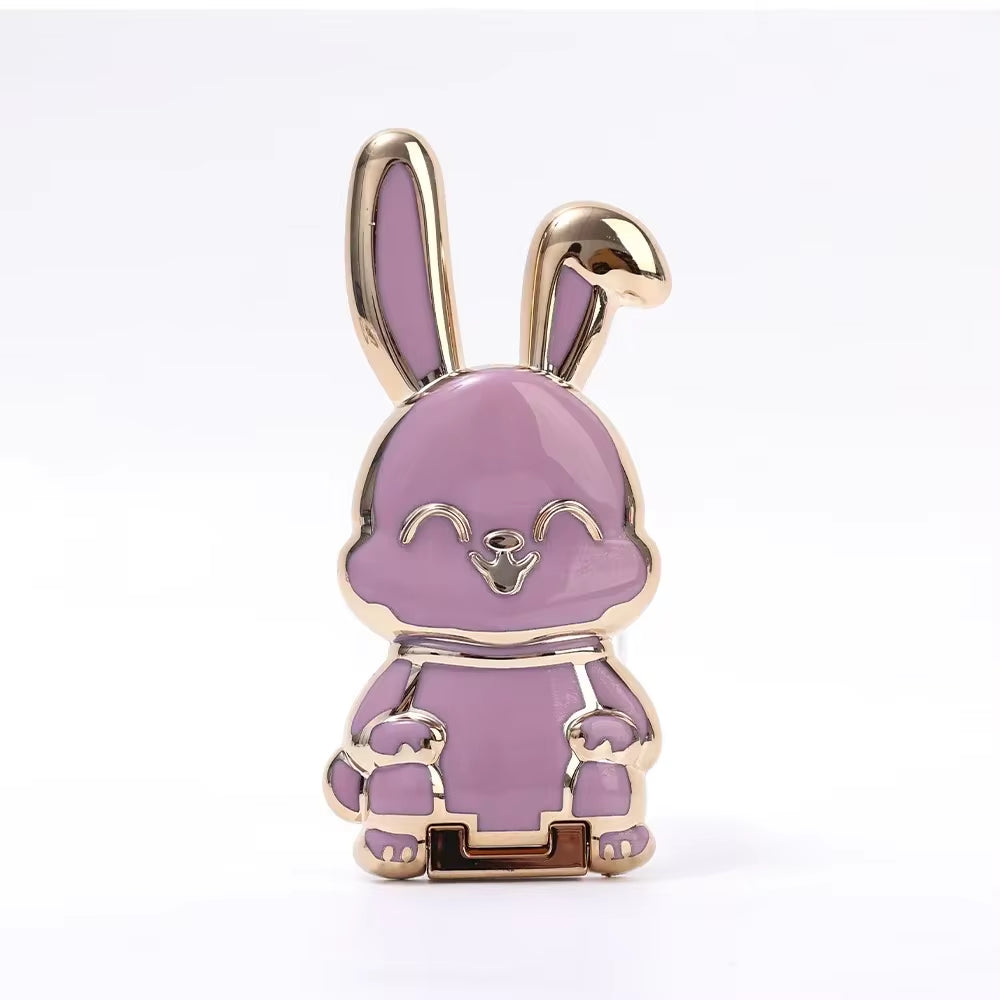 Finger Ring Phone Holder Desktop Ultra-Thin Cartoon Rabbit Phone