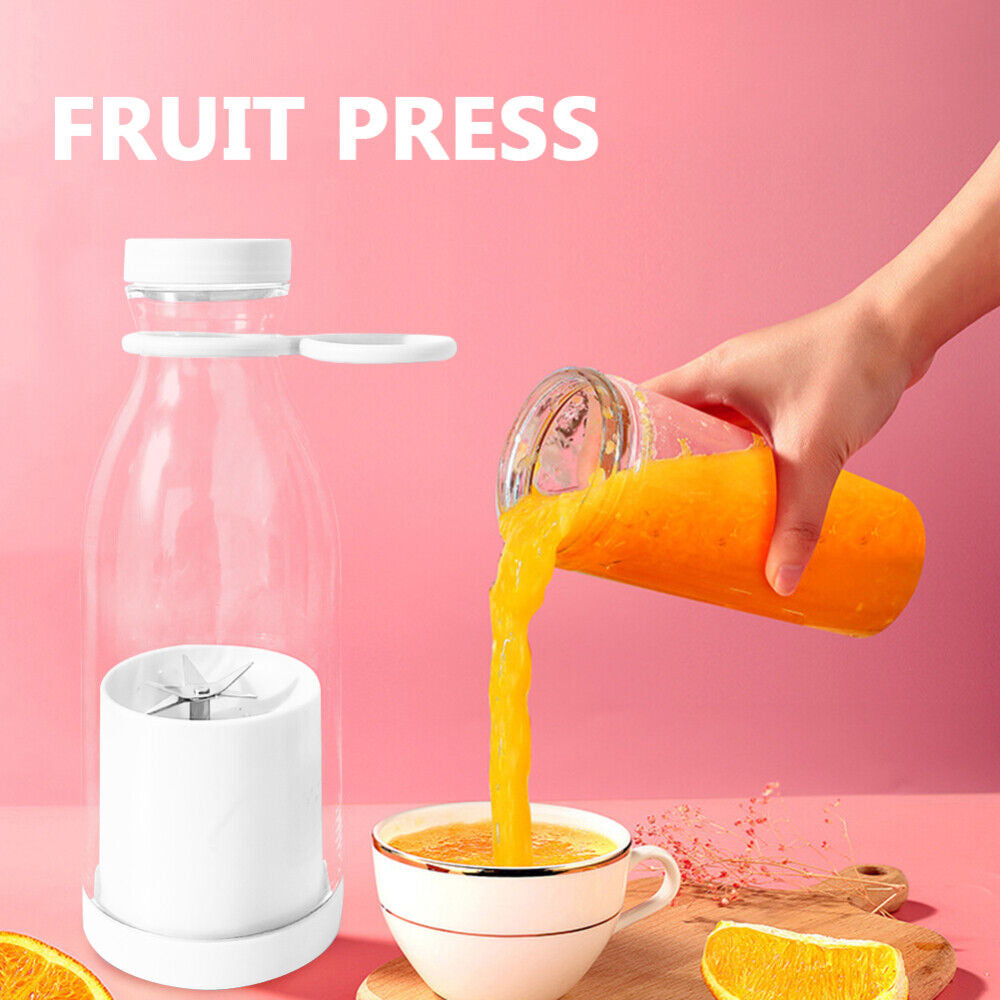 Portable USB Electric Fruit Juicer Blender Bottle Juice Shaker Smoothie Maker