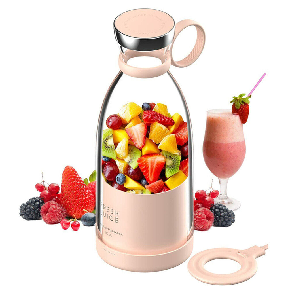 Portable USB Electric Fruit Juicer Blender Bottle Juice Shaker Smoothie Maker