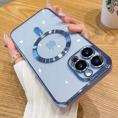 Luxury Transparent Magnetic for Magsafe Wireless Charging Case