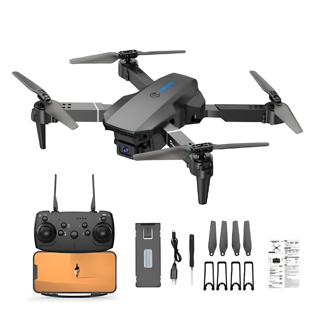 8K Drone with HD Camera GPS Drones Wifi FPV Foldable RC Quadcopter 3Battery Gift