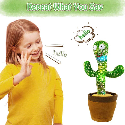 Kids Dancing Talking Cactus Toys Interactive Talking Sunny Cactus 