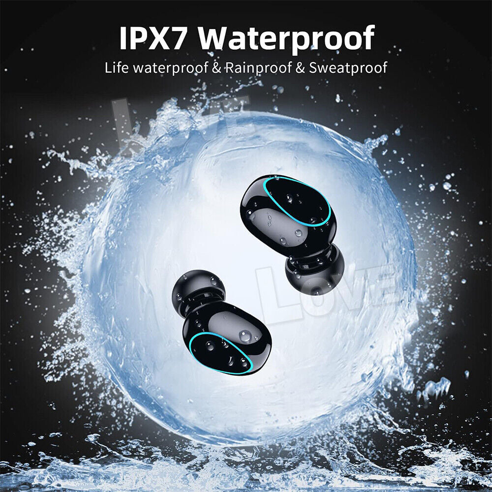 TWS Bluetooth 5.3 Wireless Earbuds Waterproof LED Display Earphones 2024