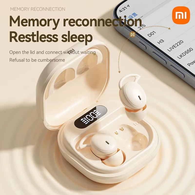 Xiaomi Wireless Sleep Invisible Earbuds Bluetooth5.4 Gaming Sport Headphones Hifi Stereo Sound Music Headphones TWS Earphones