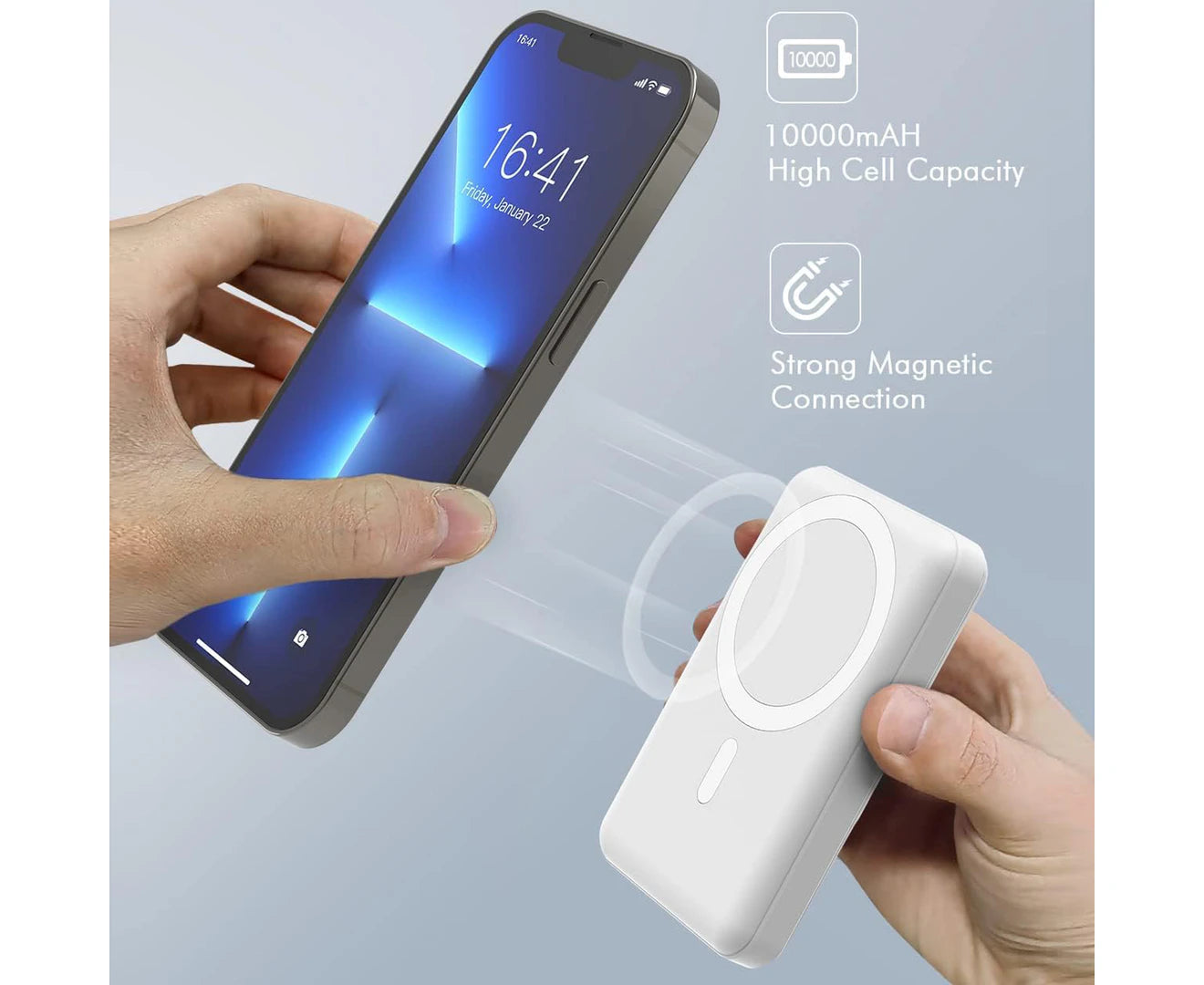 Magnetic Power Bank Wireless Charger 