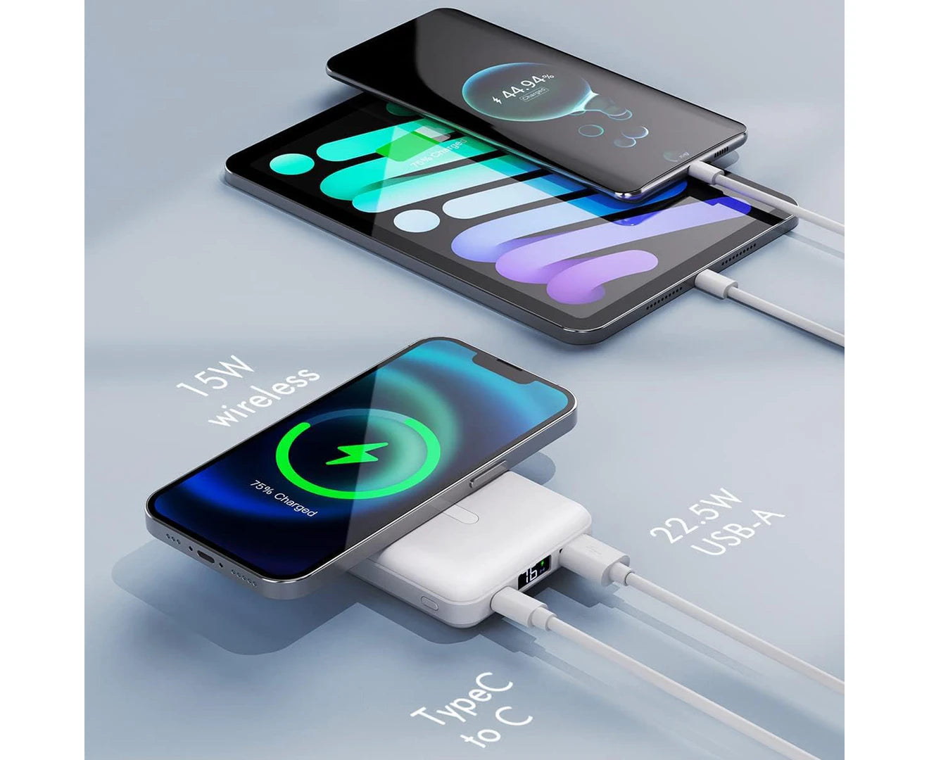 Magnetic Power Bank Wireless Charger 
