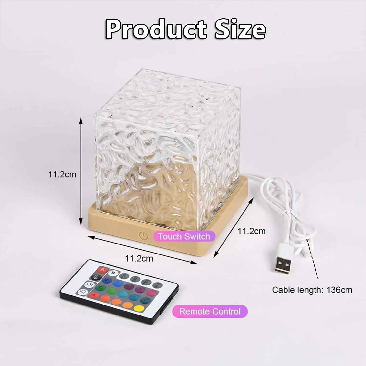 Ocean Wave Projector Light 16 Colors Midnight Aura Aurora Glow Lamp