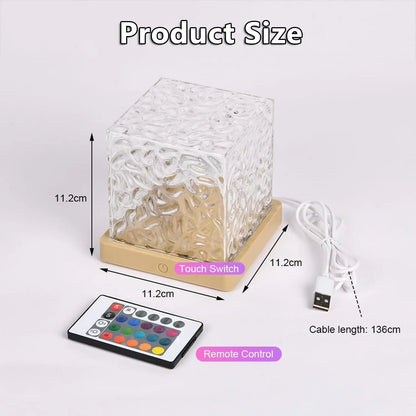 Ocean Wave Projector Light 16 Colors Midnight Aura Aurora Glow Lamp