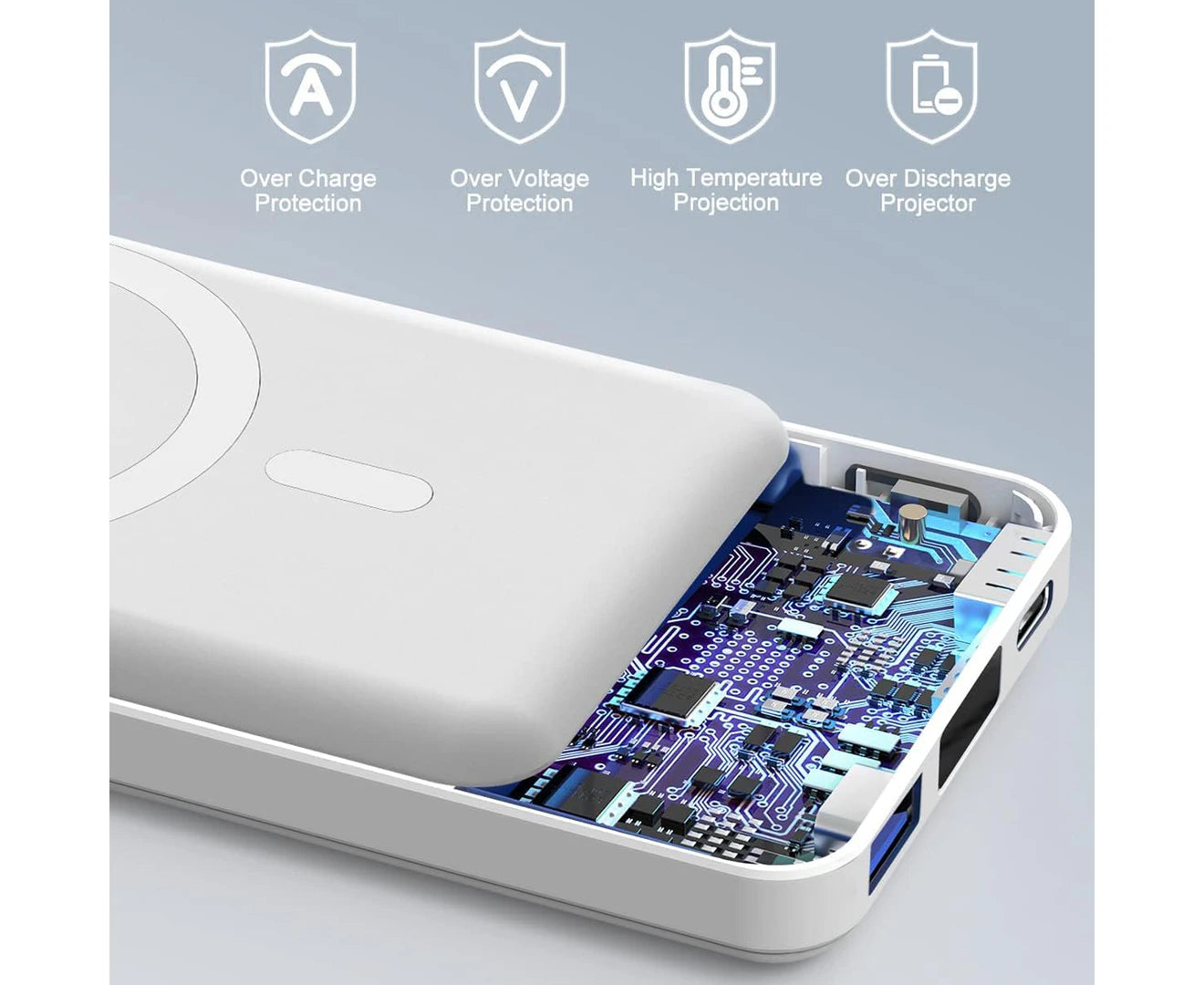 Magnetic Power Bank Wireless Charger 