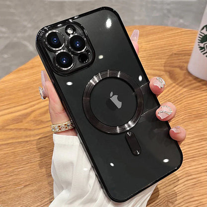 Luxury Transparent Magnetic for Magsafe Wireless Charging Case