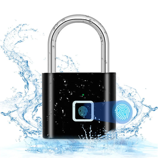 Keyless USB Charging Fingerprint Lock Smart Padlock 