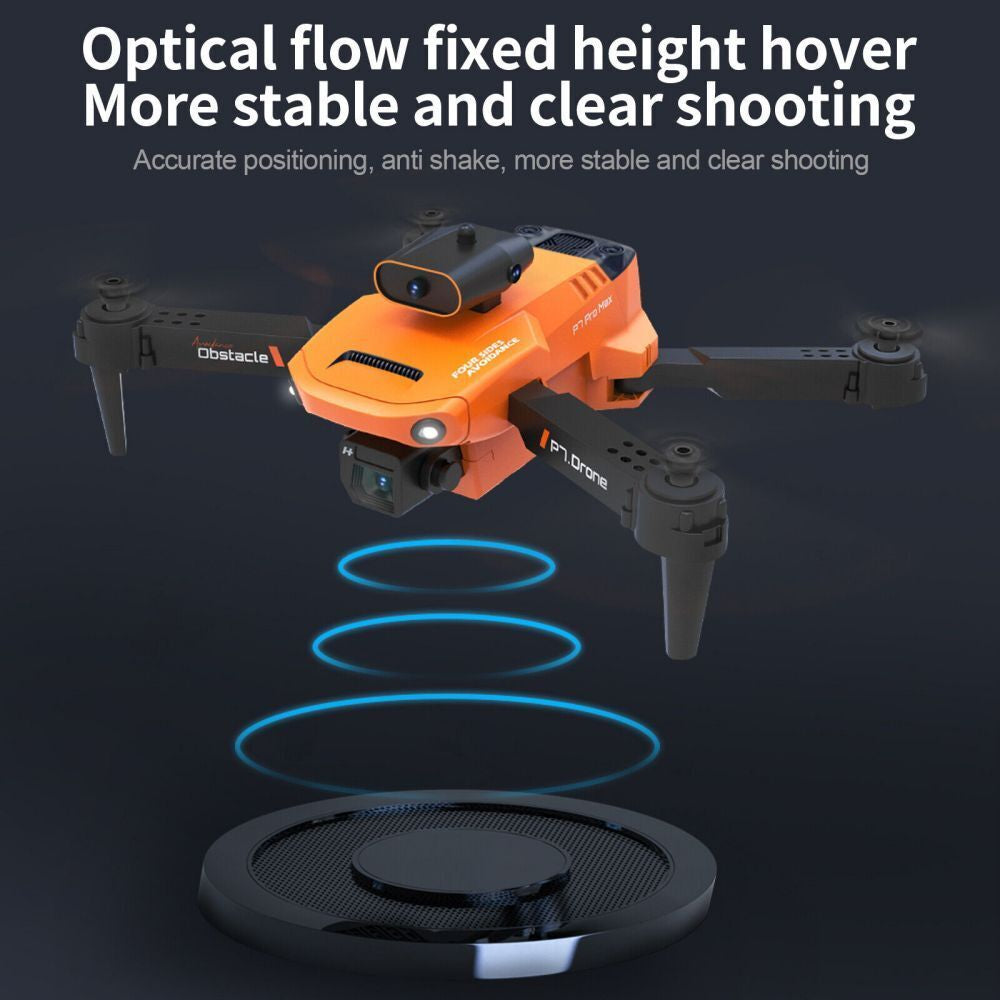 8K Drone with HD Camera GPS Drones Wifi FPV Foldable RC Quadcopter 3Battery Gift