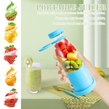 Portable USB Electric Fruit Juicer Blender Bottle Juice Shaker Smoothie Maker