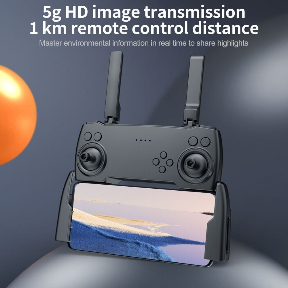 8K Drone with HD Camera GPS Drones Wifi FPV Foldable RC Quadcopter 3Battery Gift